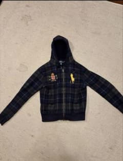 Polo Ralph Lauren big pony plaid hoodieのサムネイル