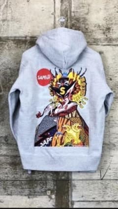 Cs様専用 SAPEur HOODIE DORONJO パーカー Grayのサムネイル