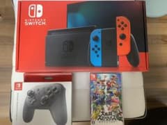 ニンテンドースイッチ　プロコン　スマブラ　セットのサムネイル