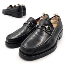 Y’s GUCCI グッチ ホースビット ビット シルバー金具 黒 9 Y's様 専用 GUCCI グッチ ホースビット ビット シルバー金具 黒 9