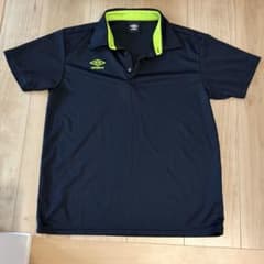 メンズ UMBRO ポロシャツ ネイビー×ライム Lサイズ - メルカリ