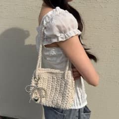 (数量限定セール価格)全3色韓国風 2wayで使える春夏バッグ