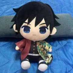 タグ付・おまけ付】鬼滅の刃 冨岡義勇 ぬいぐるみ ぬいぷりけ おすわり