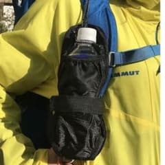 MOVIN' ON Bottle Holder for Hiking Backpacks, Black