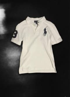 Polo Ralph Lauren ホワイト ポロシャツ ビッグポニーS/P8 - メルカリ