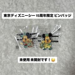 東京ディズニーシー 15周年限定 ピンバッジ 2種セットのサムネイル