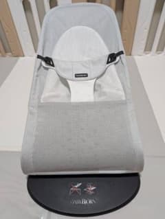 【極美品】BABYBJÖRN ベビービョルン メッシュ バウンサー グレーのサムネイル