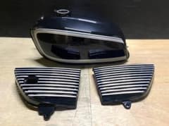GT380　タンクB5銀 アルフィン シート黒皮　/GT550 フューエルタンク GT380 タンクB5銀 アルフィン シート黒皮 /GT550 フューエルタンク