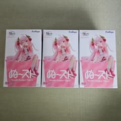 벚꽃 미쿠후류 Noodle Stopper Figure 3개 세트