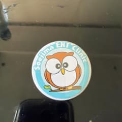フクロウ　ピンバッジのサムネイル