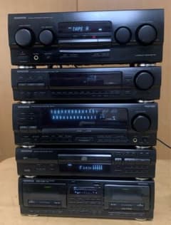 KENWOOD コンポセット KENWOOD コンポ DP-97,X-87,T-97,GE-970,A-97 - メルカリ