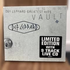 【限定盤】DEF LEPPARDベストアルバム「VAULT」 +ライブ盤2枚組のサムネイル