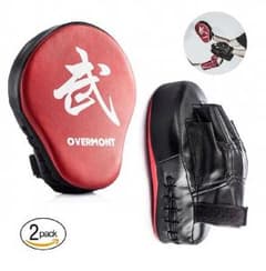 Overmont パンチング ミット 2個セット  ボクシング 左右1セットのサムネイル