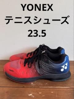 YONEX SHB-02L テニスシューズ 女性用 レッド/ブルー　23.5のサムネイル
