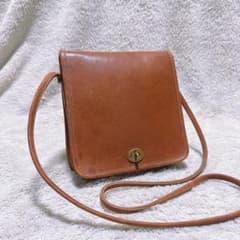 OLDCOACH ミニショルダーバッグUSA ターンロック 6828 ブラウン - メルカリ