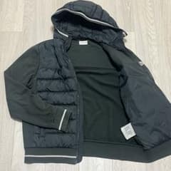 MONCLER ダウン スウェットジップパーカー カーディガン XL - メルカリ