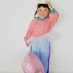 しまむら juo airi コラボ ギンガムチェック トレーナー★のサムネイル