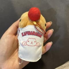 카피바라씨 야구 유니폼 봉제인형 마스코키 홀더