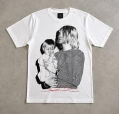 Kurt Cobain フォトプリント Tシャツ ホワイトのサムネイル