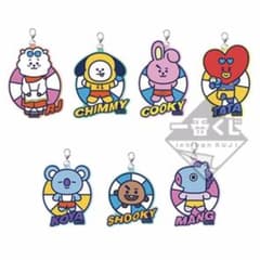 BTS BT21 이치 반 쿠지 고무 매력 정국 COOKY