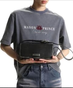 MASONPRINCE ブラック ショルダーバッグのサムネイル