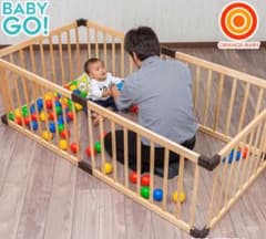 木製ベビーサークル ベビーゲートのサムネイル