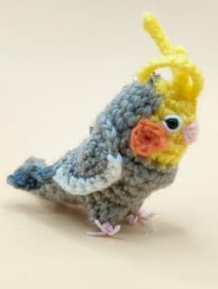 オカメインコ シナモン あみぐるみ ストラップ - メルカリ