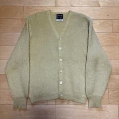 60s モヘアカーディガン TOWNCRAFT 黄色 毛足長 ヴィンテージ - メルカリ