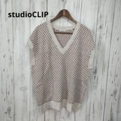 studioCLIP Vネック ニットベストのサムネイル