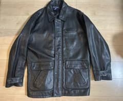 90s polo sport ポロスポーツ leather jacket XLのサムネイル