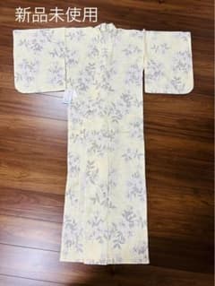 【新品未使用】浴衣　150 黄色　くすみカラーのサムネイル