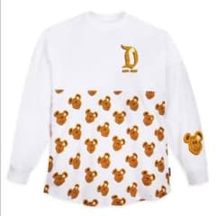 Disney Spirit Jersey ミッキーワッフル柄 長袖のサムネイル