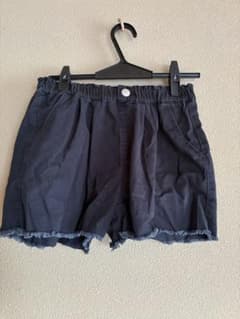 キッズ ハーフパンツ ブラック 160cmのサムネイル