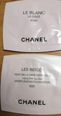 最終値下！CHANEL シャネル メイクアップベースとファンデーション サンプルのサムネイル