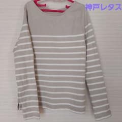 神戸レタス　ストライプ長袖カットソー　Mのサムネイル