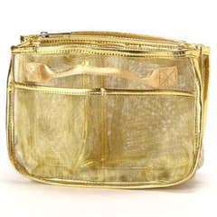 cache cache メタリックチュールバッグインバッグ カシュカシュのサムネイル