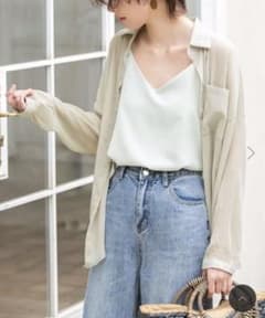 【新品 タグ付き】フィフス ドロップショルダーシアーシャツのサムネイル