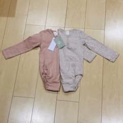 *値下げ* H&M 新品 長袖ロンパース　90 95のサムネイル