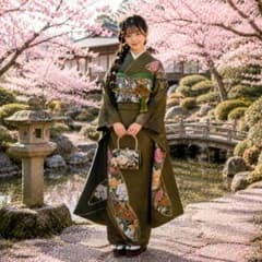 振袖フルセット、正絹、別誂襦袢、成人式、重ね衿、帯揚げ帯締め、西陣