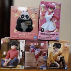 らんま1/2 早乙女乱馬 ・シャンプー・響良牙　フィギュア ルームライト(パンダ