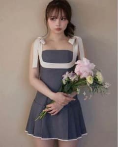 andmary Chuchu pleats ribbon dressのサムネイル