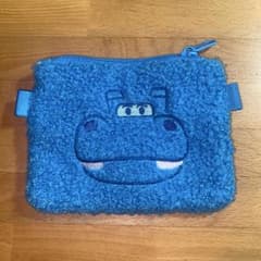 トイストーリー　アトラス　ボア素材 ミニポーチ ブルーのサムネイル