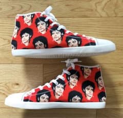 Michael Jackson ハイカットスニーカー 28cmマイケルジャクソン - メルカリ