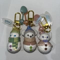 ディズニー 雪だるま チャーム ダッフィー リーナベル オルメル 3点セットのサムネイル