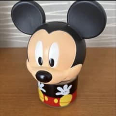 ヴィンテージ　レトロ　希少　ディズニー　ミッキー　瓶　貯金箱　タクマ食品のサムネイル