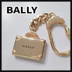 BALLY 배리 키 체인 가방 매력 골드 컬러 트렁크