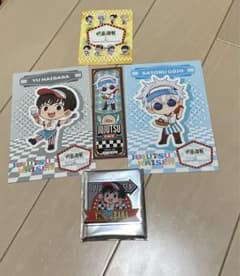 呪術廻戦タワレコカフェ アクリルキーホルダー　ポストカード　しおり 五条悟　灰原のサムネイル