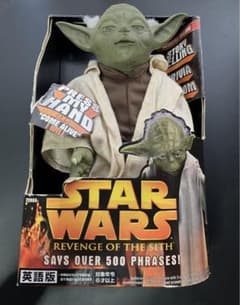 【新品未使用品】スターウォーズ　ヨーダ　トーキング フィギュア 新品未使用品】スターウォーズ ヨーダ トーキング フィギュア - メルカリ