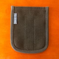 ★新品★未使用★一澤信三郎帆布★ペン差し★黒★IL-13★のサムネイル
