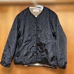 chocol raffine robe キルティングジャケット ブラック